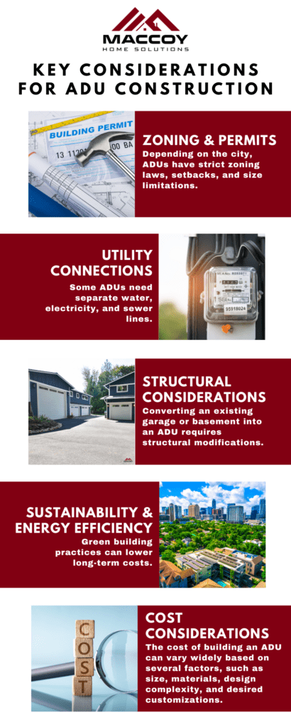 Considerations for ADU Construction