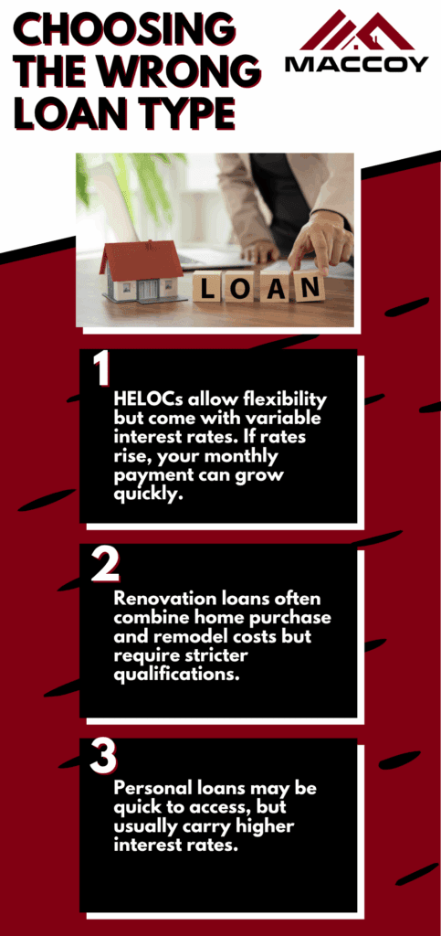 Mistake 1: Choosing the Wrong Loan Type